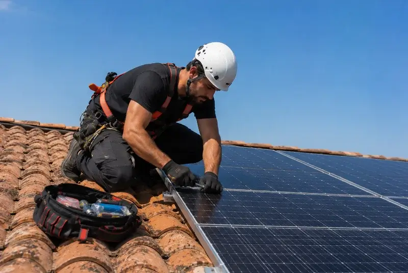 Maintenance et monitoring de panneaux solaires à Ercé-près-Liffré